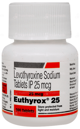 Euthyrox 25 Tablet 100