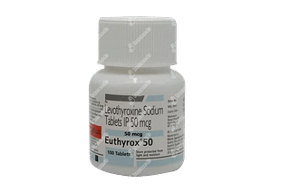 Euthyrox 50 MCG Tablet 100