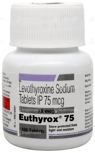 Euthyrox 75 Tablet 100