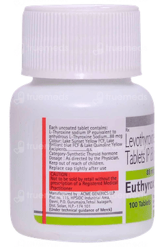 Euthyrox 88 Tablet 100