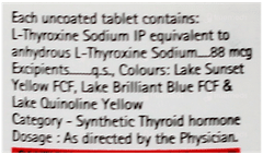Euthyrox 88 Tablet 100 Euthyrox 88 Tablet 100