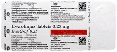 Evergraf 0.25 Tablet 10