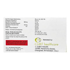Exclav 500/125 Mg Tablet 10 Exclav 500/125 Mg Tablet 10