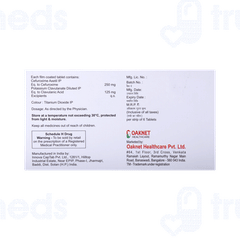 Exeption Cv 250/125 MG Tablet 6 Exeption Cv 250/125 MG Tablet 6