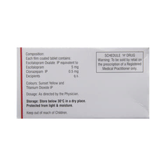 Ezeepam Plus 5/0.5 MG Tablet 10