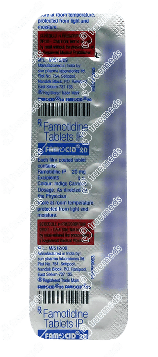 Famocid 20 Tablet 14