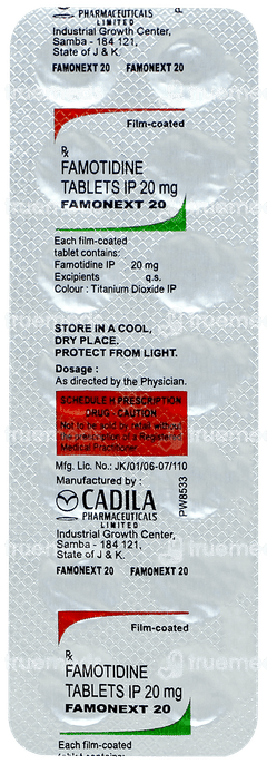 Famonext 20 Tablet 14