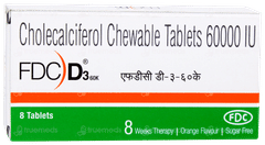 Fdc D3 60k Chewable Tablet 8