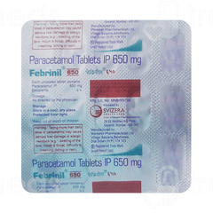 Febrinil 650 Tablet 15