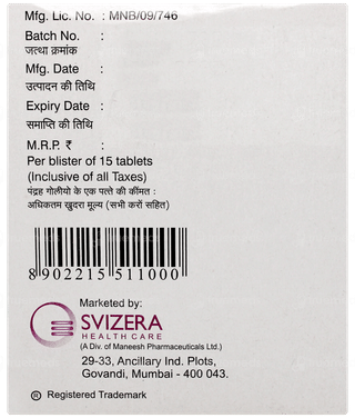 Febrinil 650 Tablet 15