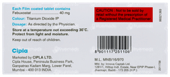 Febucip 40 Tablet 10 Febucip 40 Tablet 10