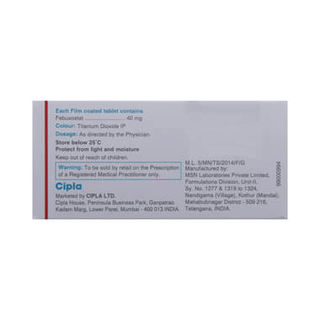 Febucip 40 Tablet 10