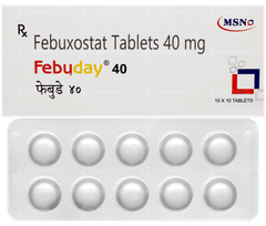 Febuday 40 Tablet 10 Febuday 40 Tablet 10