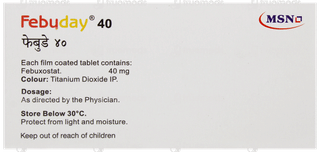 Febuday 40 Tablet 10