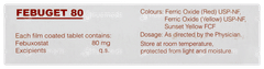 Febuget 80 Tablet 10 Febuget 80 Tablet 10