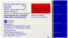 Febugood 40 Tablet 10 Febugood 40 Tablet 10