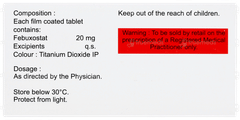 Feburic 20 Tablet 15