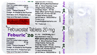 Feburic 20 Tablet 15