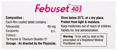 Febuset 40 Tablet 10