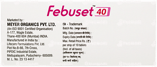 Febuset 40 Tablet 10