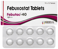Febutac 40mg Tablet 10