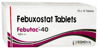Febutac 40mg Tablet 10