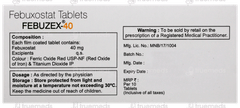 Febuzex 40 Tablet 10
