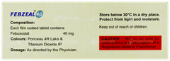 Febzeal 40 Tablet 10