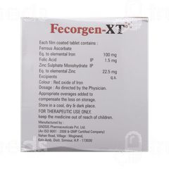 Fecorgen Xt Tablet 10 Fecorgen Xt Tablet 10