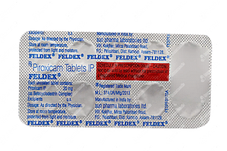 Feldex 20 MG Tablet 10