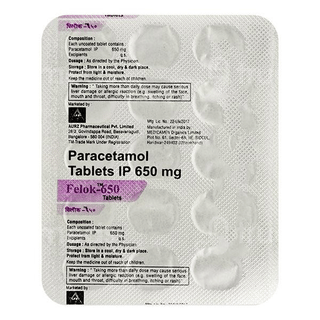 Felok 650 Mg Tablet 15