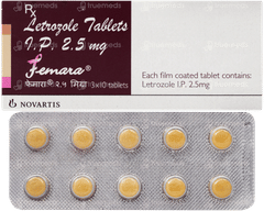 Femara 2.5mg Tablet 10
