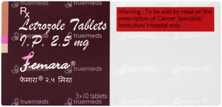 Femara 2.5mg Tablet 10