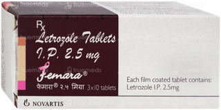 Femara 2.5mg Tablet 10