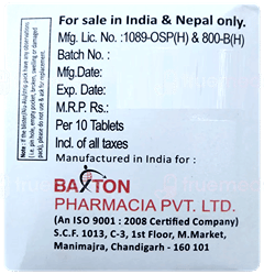 Fenobax-Sp 100/325/15 Mg Tablet 10