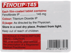 Fenolip 145 Tablet 10 Fenolip 145 Tablet 10