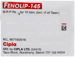 Fenolip 145 Tablet 10 Fenolip 145 Tablet 10