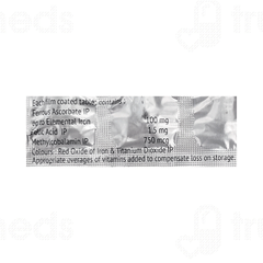 Feriflow M 100 Mg/750mcg/1.5mg Tablet 10
