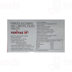 Feritas Xt 100 Mg/300mcg Tablet 10