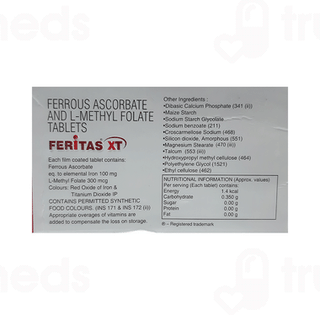 Feritas Xt 100 Mg/300mcg Tablet 10