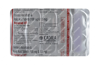 Ferocad Xt 100/1.5 MG Tablet 10