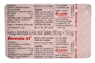 Feronia Xt 100/1.5 MG Tablet 10