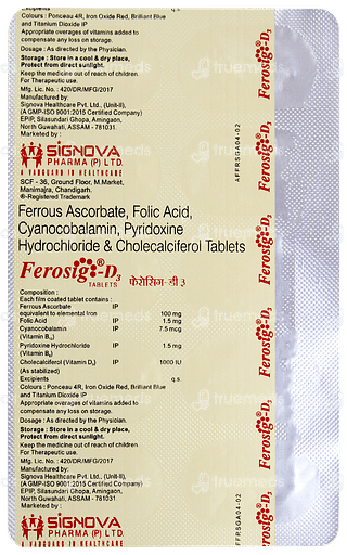 Ferosig D3 Tablet 10