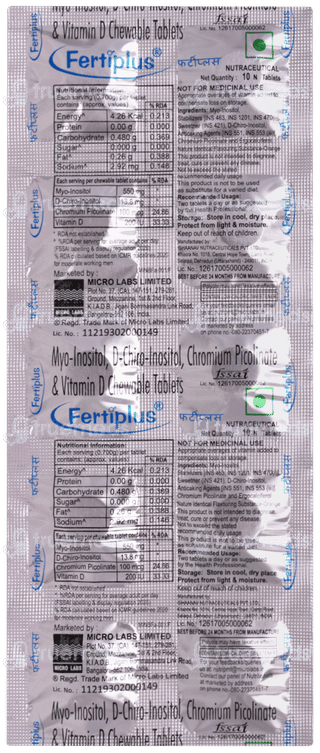Fertiplus Chewable Tablet 10