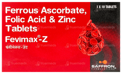 Fevimax Z Tablet 10