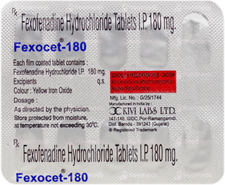 Fexocet 180 Tablet 10
