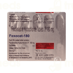 Fexocet 180 Tablet 10 Fexocet 180 Tablet 10