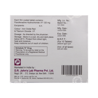Fexolife 120 Tablet 10