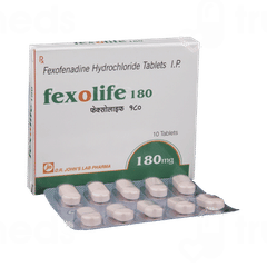 Fexolife 180 Tablet 10