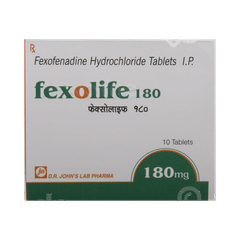Fexolife 180 Tablet 10